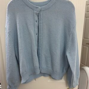 Daily Drills light blue sweater - Hailey Polk collab